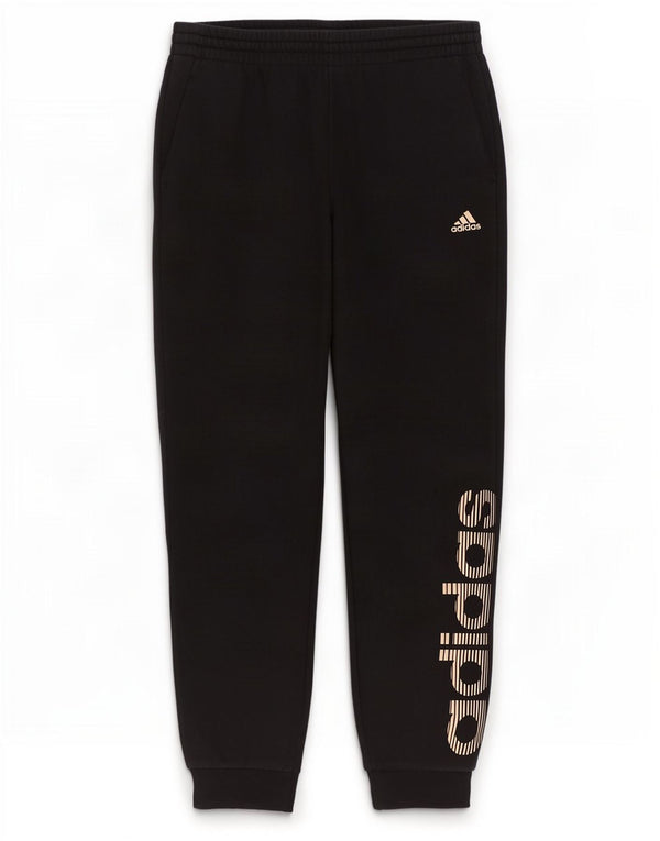 Adidas Mens Graphic Tracksuit Trousers Joggers 2XL Black Cotton
