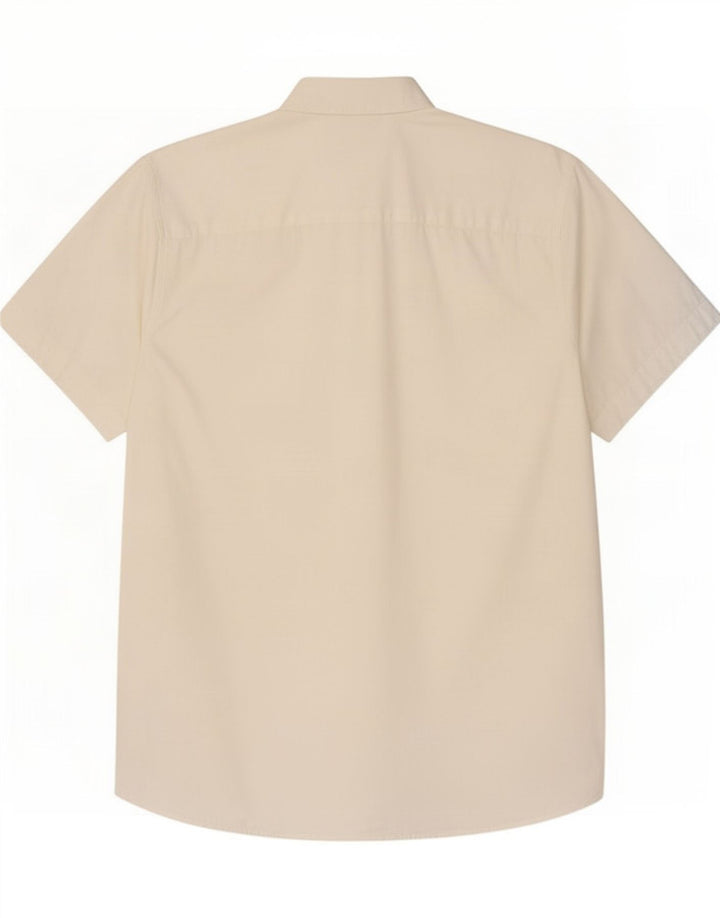 North Sails Mens Short Sleeve Shirt Large White Cotton