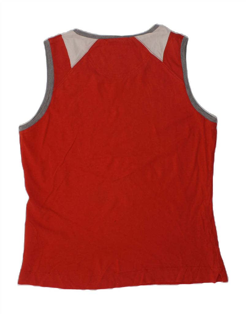 CHAMPION Boys Graphic Vest Top 10-11 Years Large Red Cotton | Vintage Champion | Thrift | Second-Hand Champion | Used Clothing | Messina Hembry 