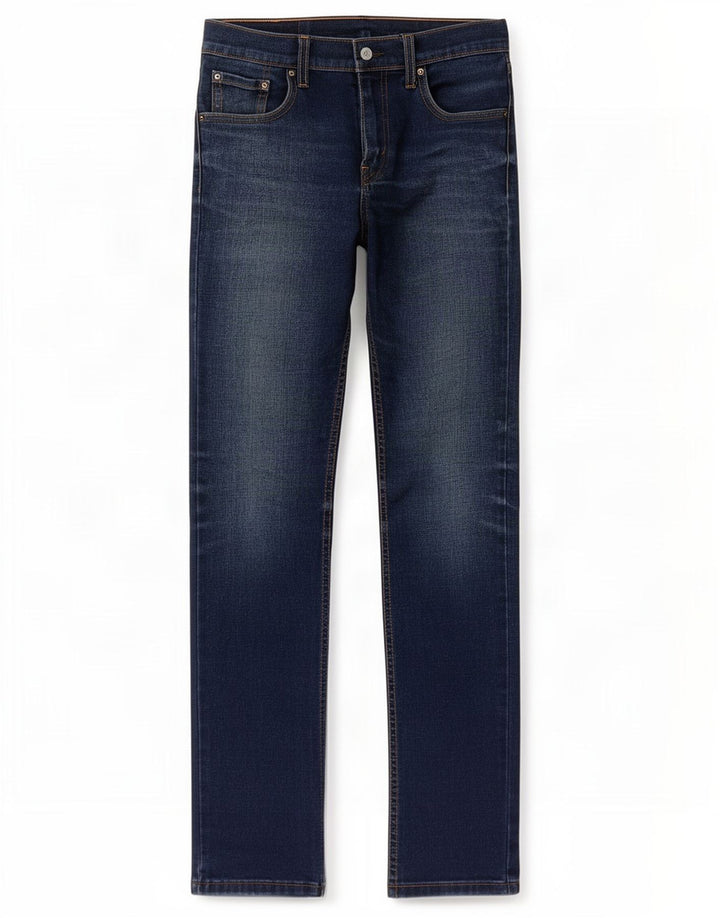 Levi's Mens Slim Jeans W30 L33 Navy Blue Cotton