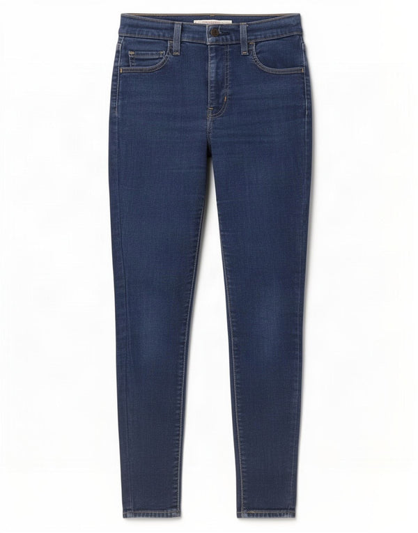 Levi's Womens Super Skinny Jeans W26 L28 Blue Cotton