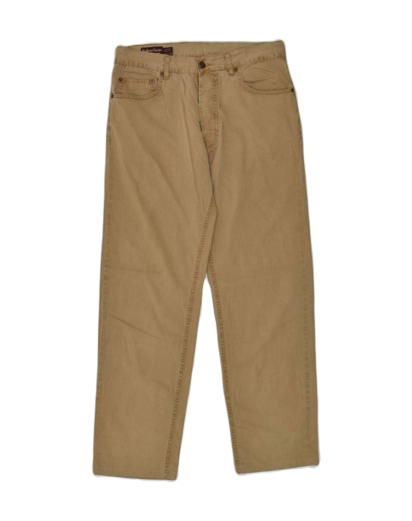 MARLBORO CLASSICS Mens Tapered Casual Trousers W33 L34 Brown | Vintage Marlboro Classics | Thrift | Second-Hand Marlboro Classics | Used Clothing | Messina Hembry 