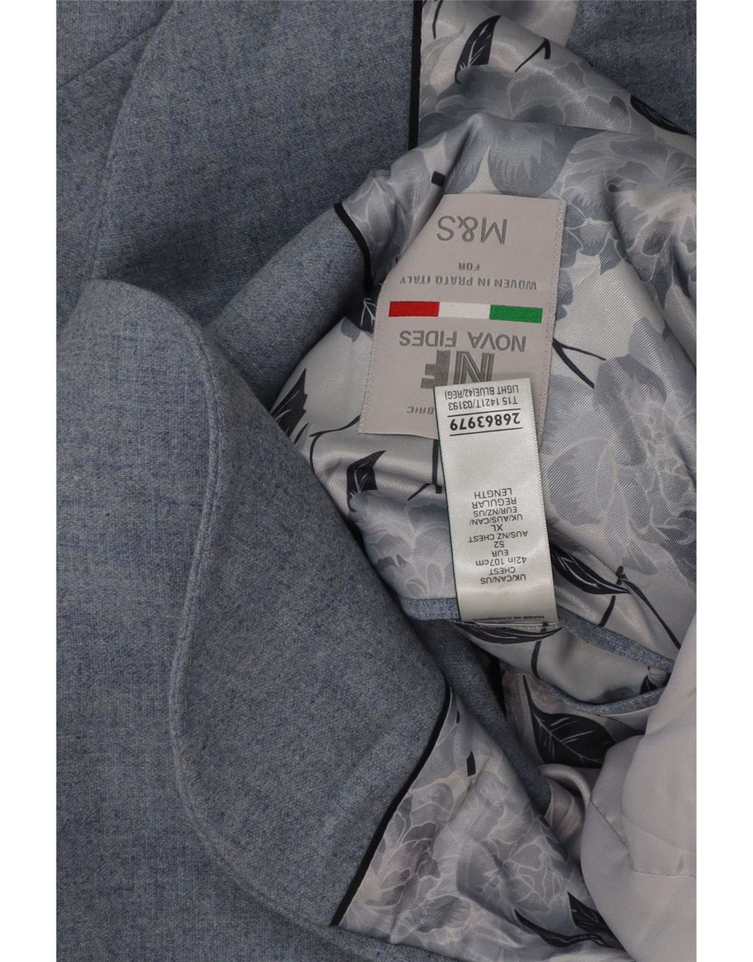 Marks & Spencer Mens 2 Button Blazer Jacket UK 42 XL Blue Wool