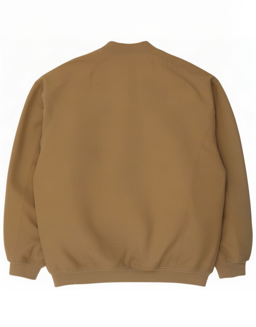 Navigare Mens Bomber Jacket UK 44 2XL Beige Polyester