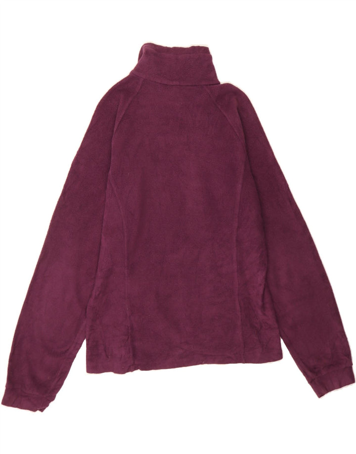 COLUMBIA Boys Fleece Jacket 15-16 Years Purple Polyester Vintage Columbia and Second-Hand Columbia from Messina Hembry 