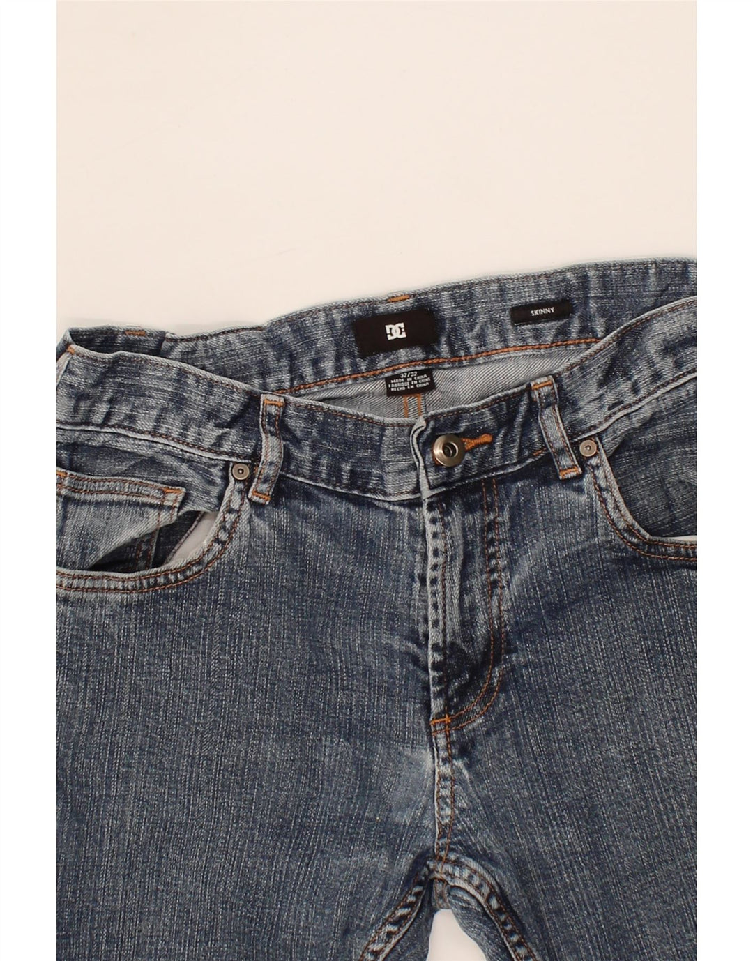 DC Womens Skinny Jeans W32 L32 Blue Cotton Vintage DC and Second-Hand DC from Messina Hembry 