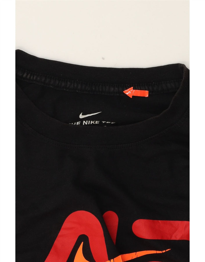 NIKE Mens Graphic T-Shirt Top Small Black Cotton Vintage Nike and Second-Hand Nike from Messina Hembry 