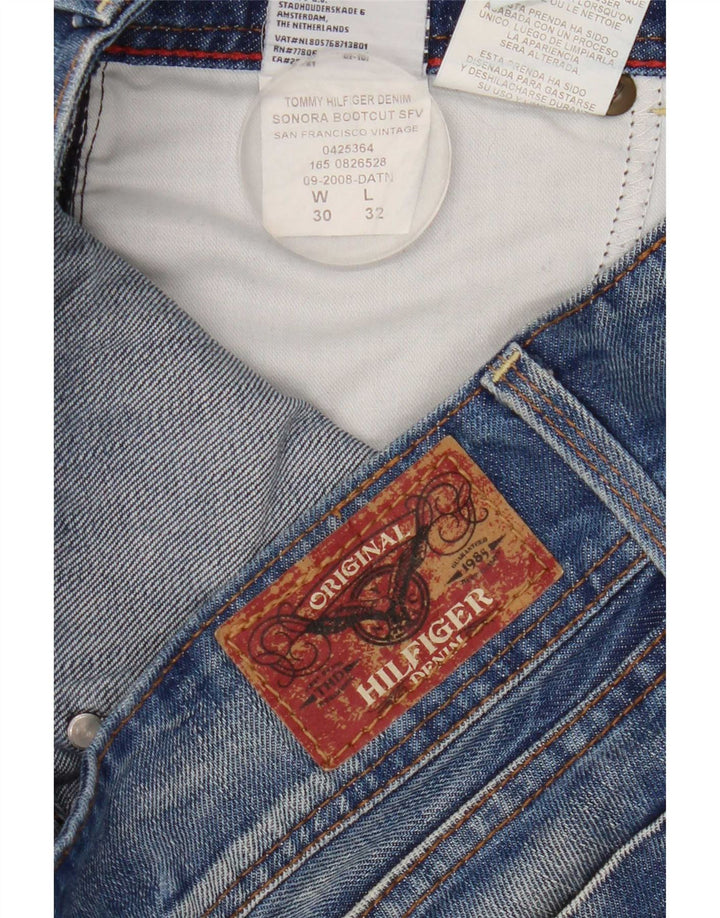 Tommy Hilfiger Womens Bootcut Jeans W30 L32 Blue Cotton