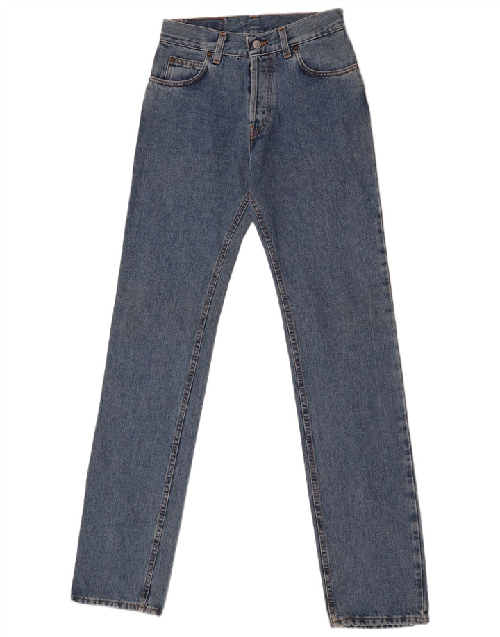 Rifle Womens Straight Jeans W28 L34 Blue Cotton