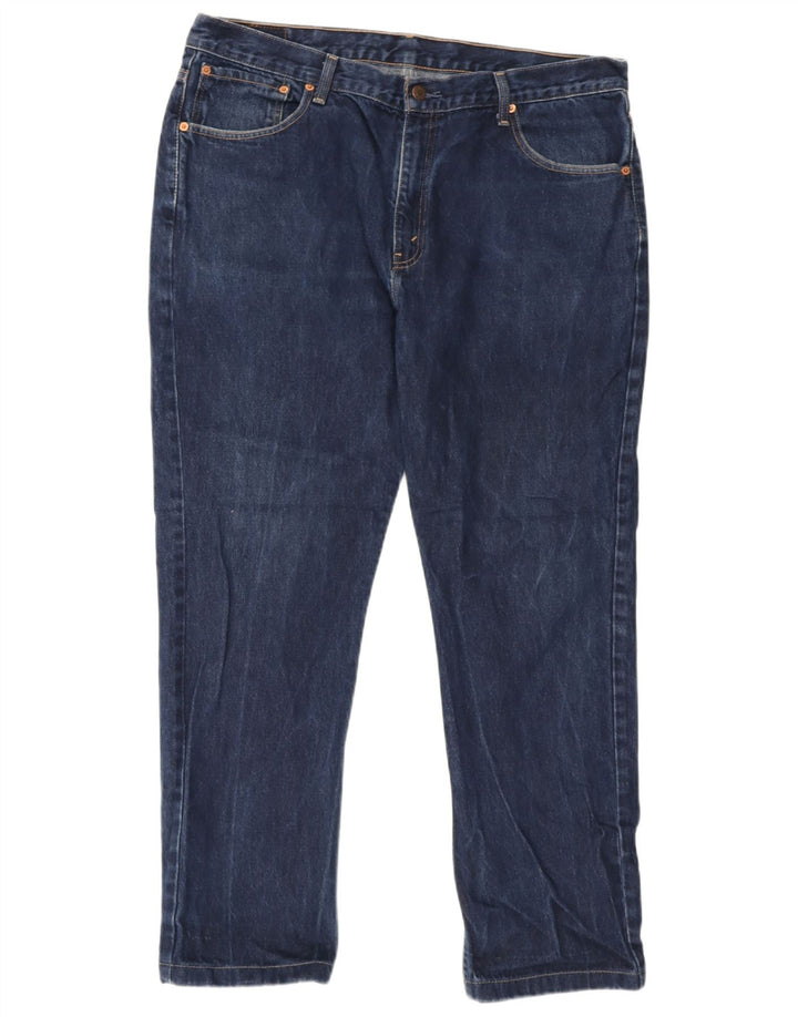 Levi's Mens 581 Straight Jeans W40 L30 Navy Blue Cotton