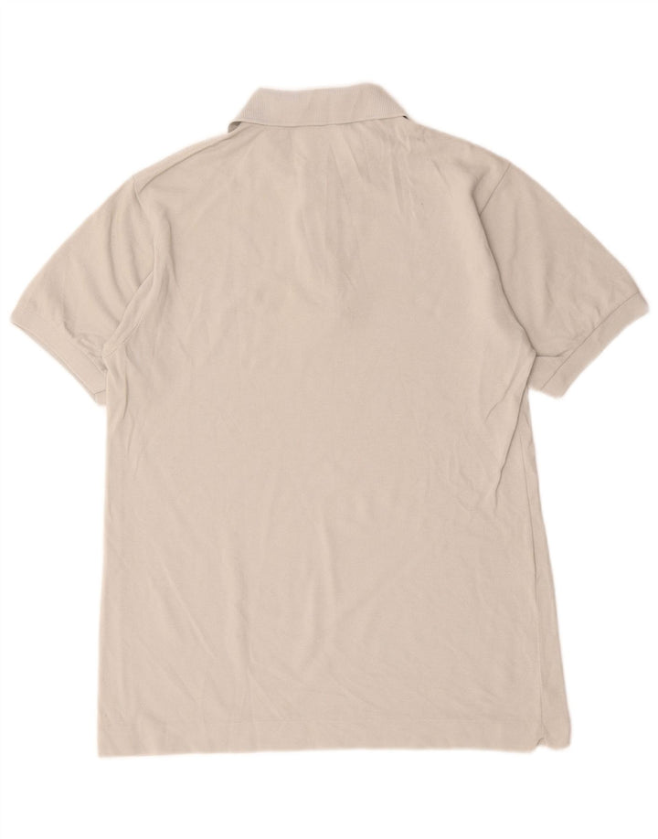 Lacoste Mens Polo Shirt Size 3 Small Grey Cotton