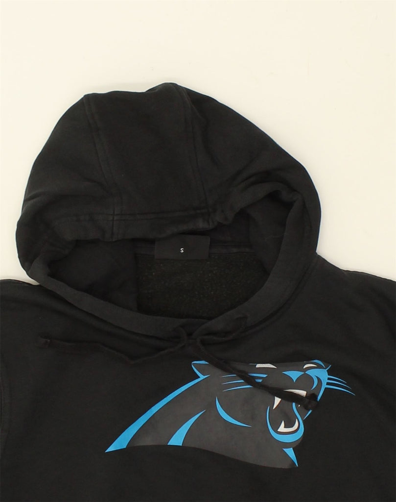 NFL Mens Graphic Hoodie Jumper Small Black Cotton | Vintage NFL | Thrift | Second-Hand NFL | Used Clothing | Messina Hembry 