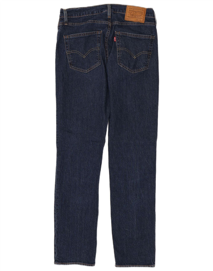 Levi's Womens 511 Slim Jeans W30 L32 Navy Blue Cotton