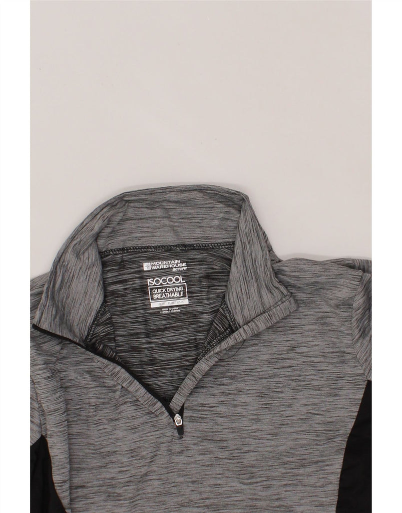 MOUNTAIN WAREHOUSE Womens IsoCool Pullover Tracksuit Top UK 18 XL Grey Vintage Mountain Warehouse and Second-Hand Mountain Warehouse from Messina Hembry 