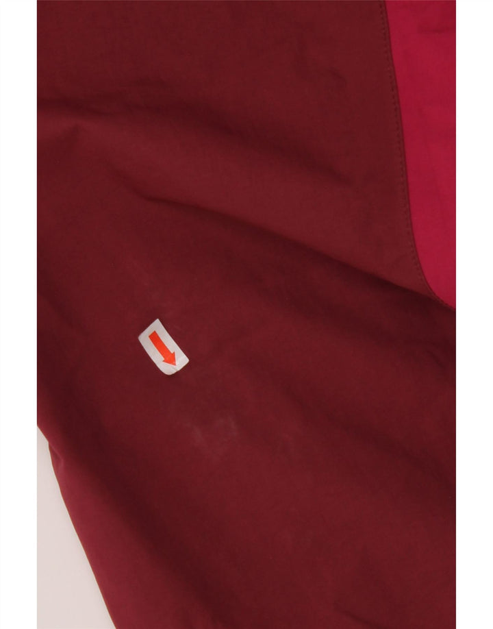 THE NORTH FACE Womens Oversized Rain Jacket UK 10 Small Burgundy