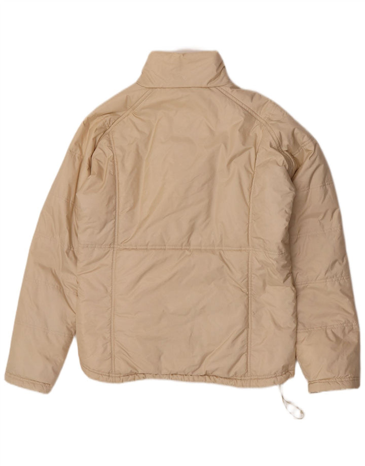 Adidas Womens Padded Jacket UK 16 Large Beige Polyamide