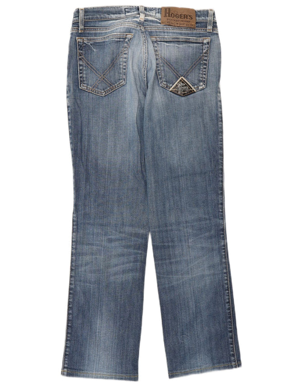 Roy Rogers Womens Seven Bell Bootcut Jeans IT 45 Large W31 L30 Blue Cotton