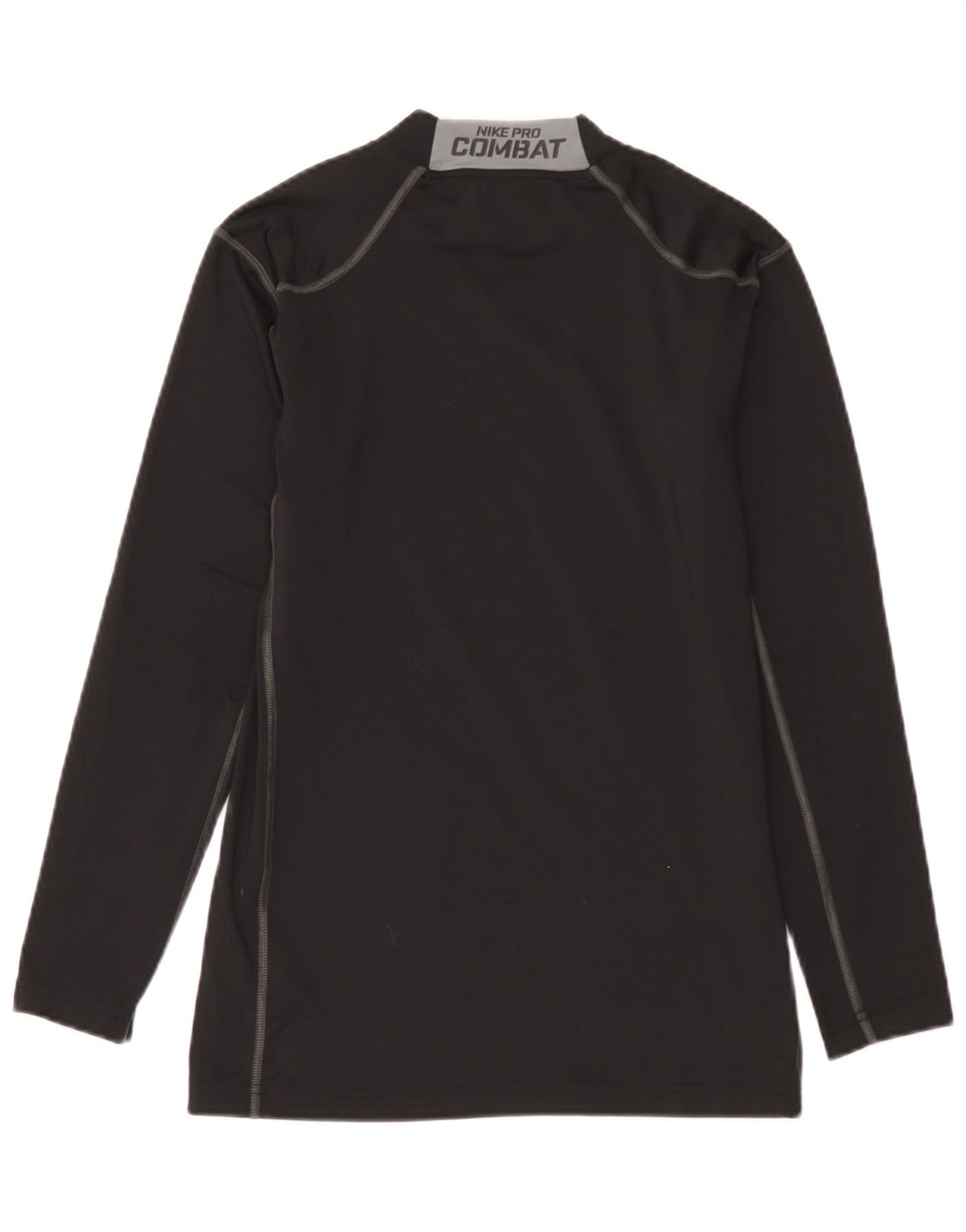 Nike Mens Top Long Sleeve Large Black Colourblock Polyester
