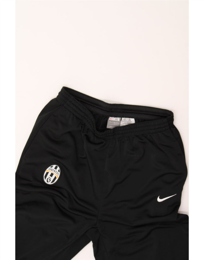 NIKE Boys Juventus Graphic Tracksuit Trousers Joggers 13-14 Years XL Black Vintage Nike and Second-Hand Nike from Messina Hembry 