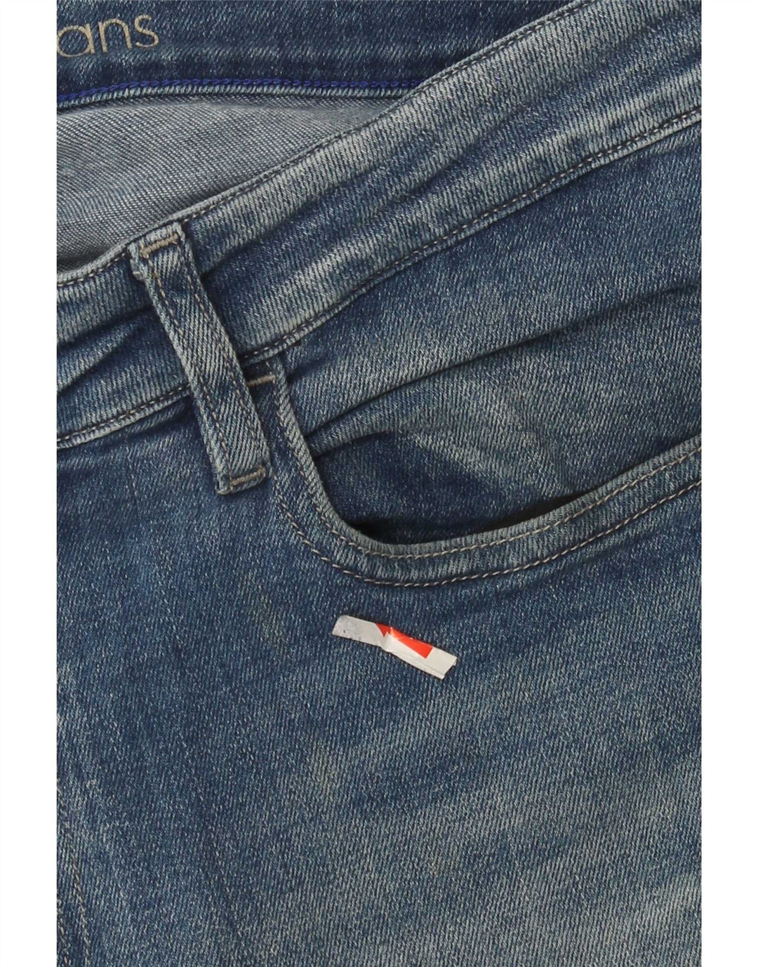 Calvin Klein Mens Slim Jeans W34 L32 Blue Cotton