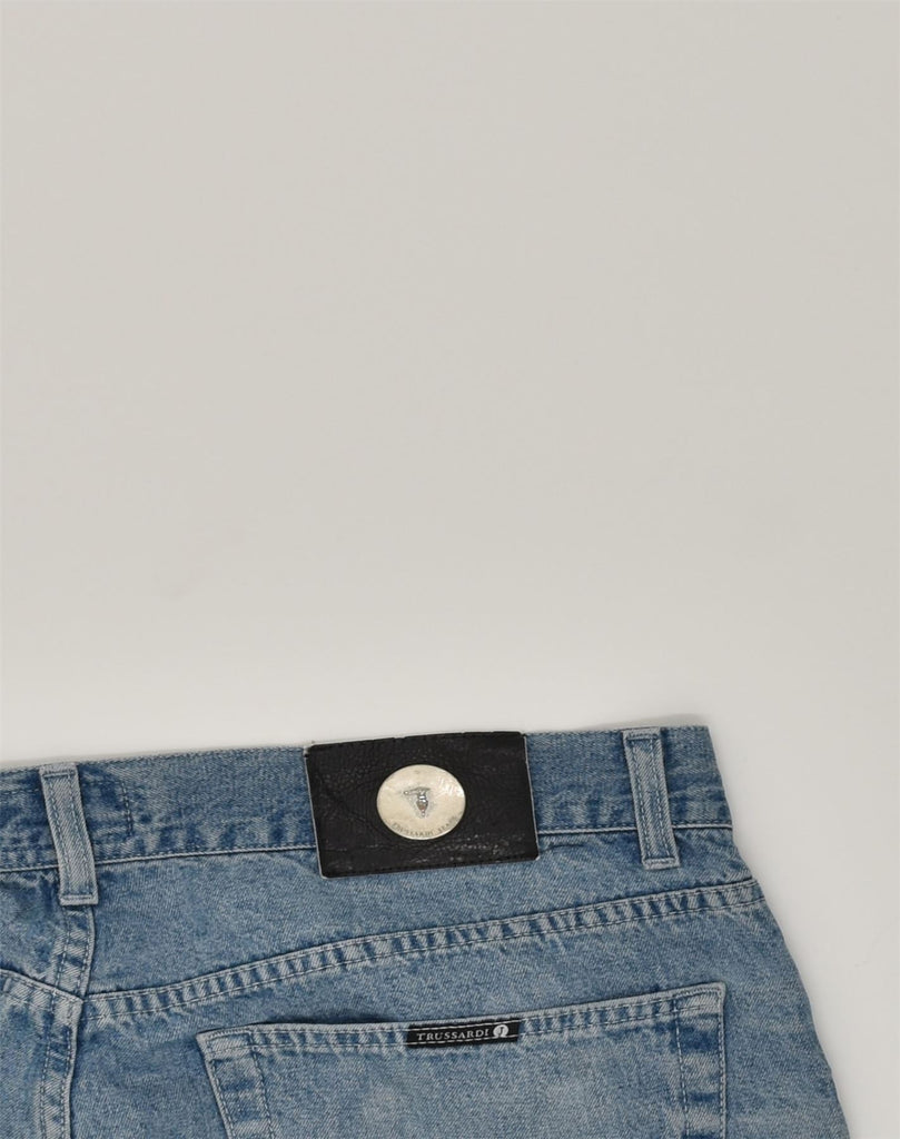 TRUSSARDI Mens Straight Jeans  W38 L30 Blue Cotton | Vintage Trussardi | Thrift | Second-Hand Trussardi | Used Clothing | Messina Hembry 