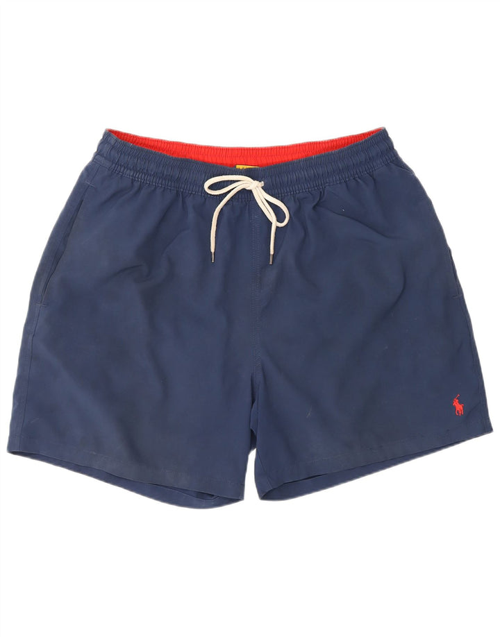 Polo Ralph Lauren Mens Swimming Shorts XL Navy Blue Polyester