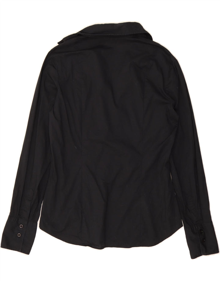 BENETTON Womens Pullover Shirt UK 14 Large Black Vintage Benetton and Second-Hand Benetton from Messina Hembry 