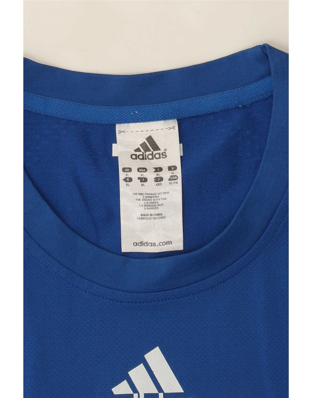 Adidas Mens Climacool T-Shirt Top XL Blue Polyamide