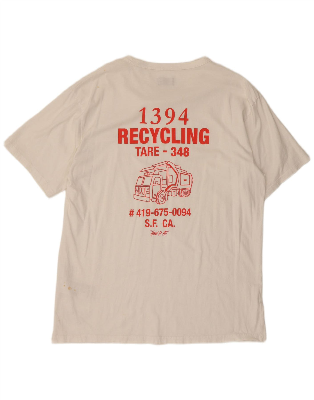 Levi's Mens Graphic T-Shirt Top XL White Cotton