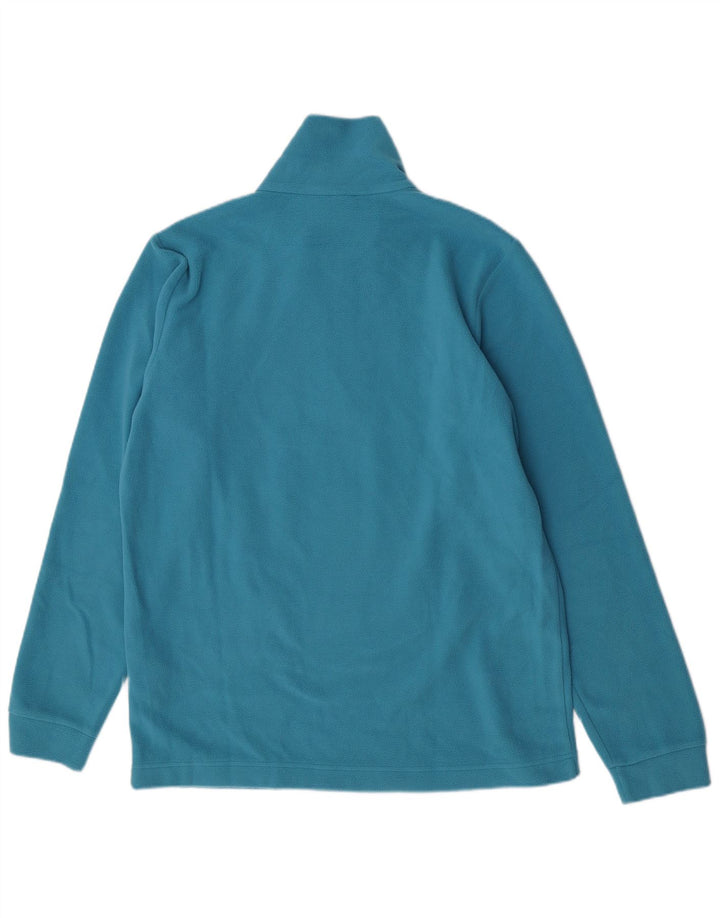 Lotto Mens Zip Neck Fleece Jumper Medium Blue Polyester