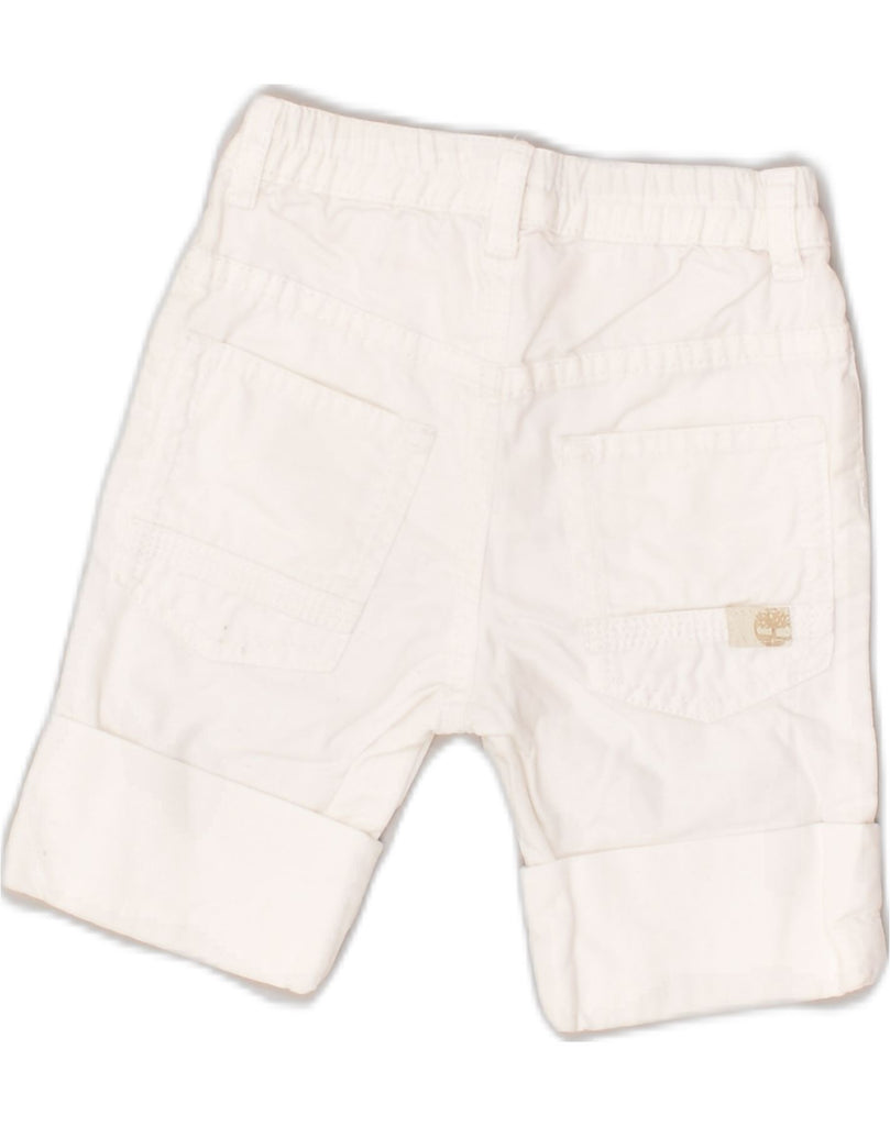 TIMBERLAND Baby Boys Denim Shorts 9-12 Months W16 White Cotton | Vintage Timberland | Thrift | Second-Hand Timberland | Used Clothing | Messina Hembry 