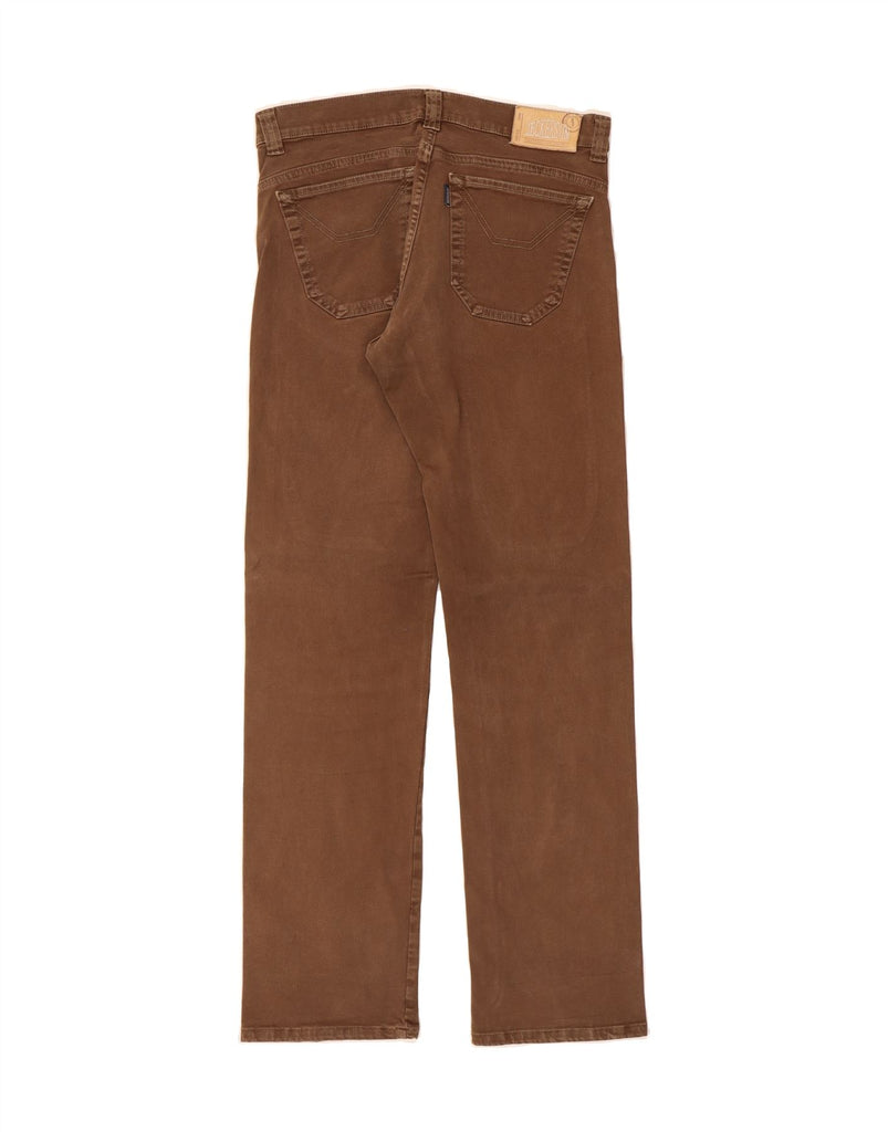 JECKERSON Mens Straight Jeans W32 L32 Brown Cotton Vintage Jeckerson and Second-Hand Jeckerson from Messina Hembry 
