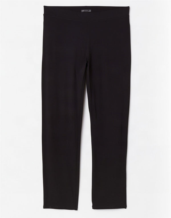 Marks & Spencer Womens Leggings UK 18 XL Navy Blue Cotton
