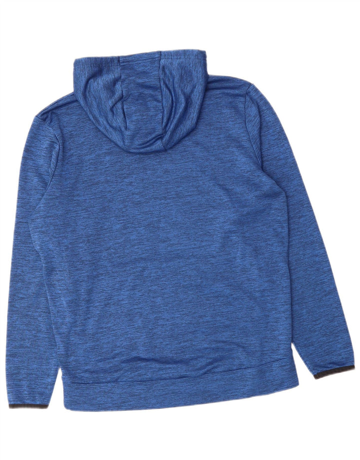 UNDER ARMOUR Mens Loose Fit Hoodie Jumper Medium Blue Flecked Polyester