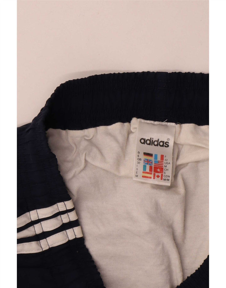 Adidas Mens Sport Shorts Medium Navy Blue Polyester
