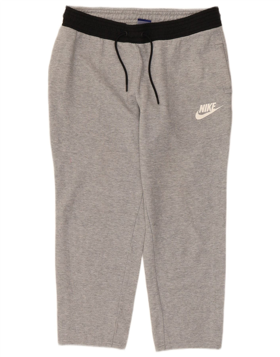 Nike Mens Capri Tracksuit Trousers Small  Grey Colourblock Cotton