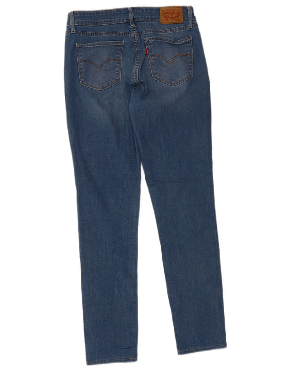 Levi's Mens 711 Skinny Jeans W28 L29 Blue Cotton