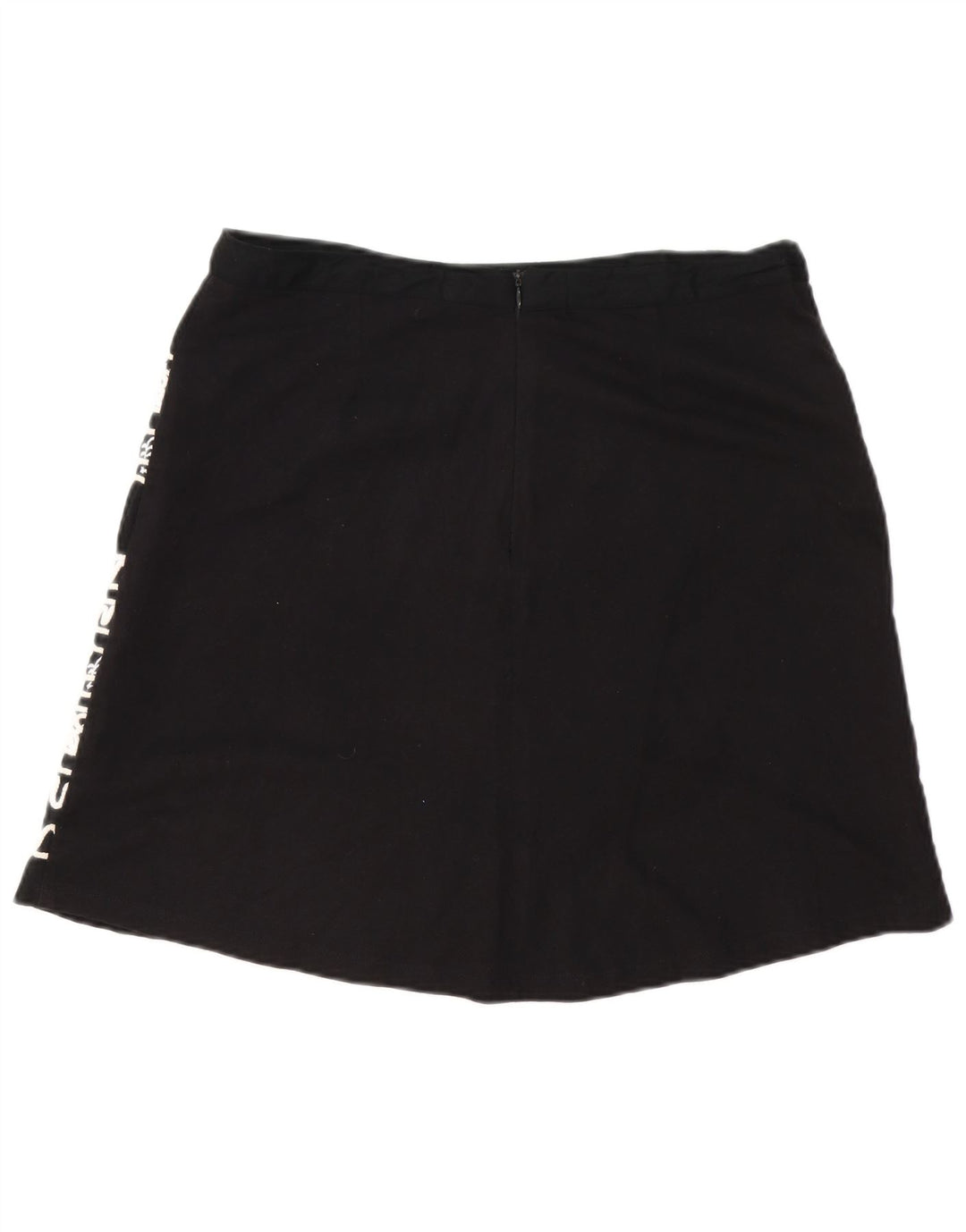 Desigual Womens A-Line Skirt W34 Large Black Paisley