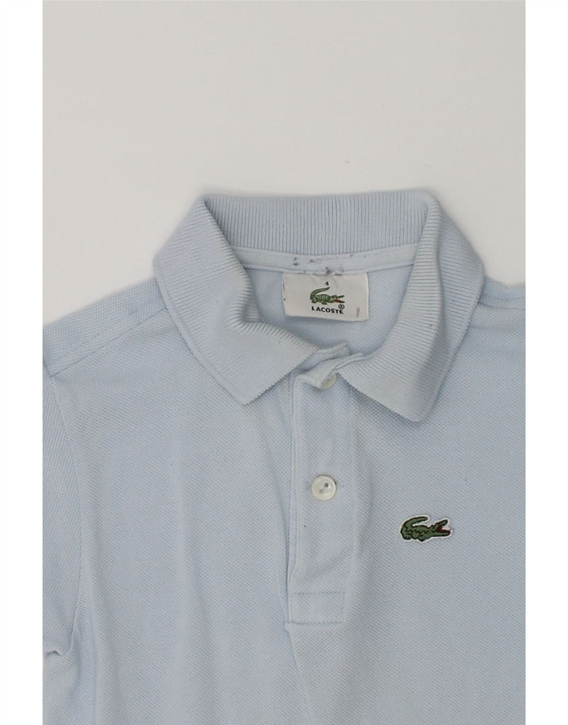 LACOSTE Boys Polo Shirt 3-4 Years Blue Cotton | Vintage Lacoste | Thrift | Second-Hand Lacoste | Used Clothing | Messina Hembry 