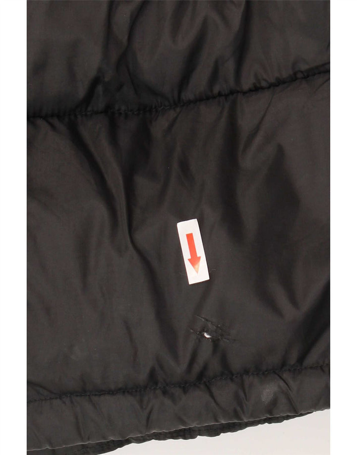 Hollister Mens Padded Jacket UK 38 Medium Black Polyester