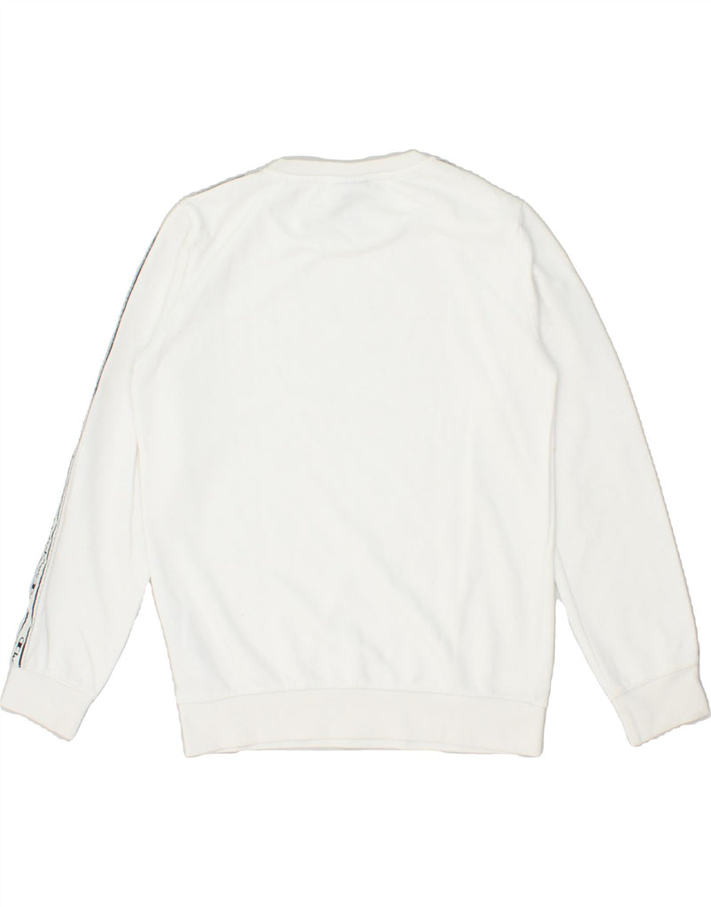 CHAMPION Boys Graphic Sweatshirt Jumper 11-12 Years Large White Cotton | Vintage Champion | Thrift | Second-Hand Champion | Used Clothing | Messina Hembry 