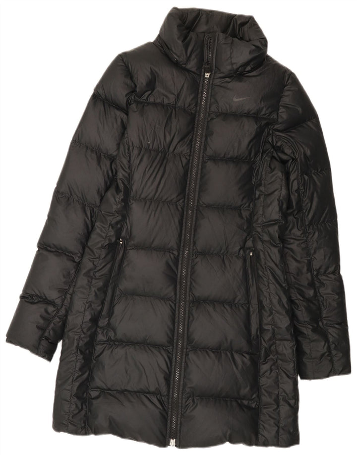 Nike Womens Padded Coat UK 6 XS Black Polyester