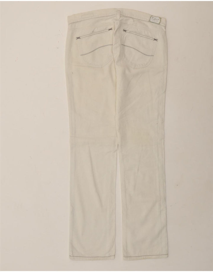 Lee Womens Lynn Slim Jeans W29 L33 White Cotton