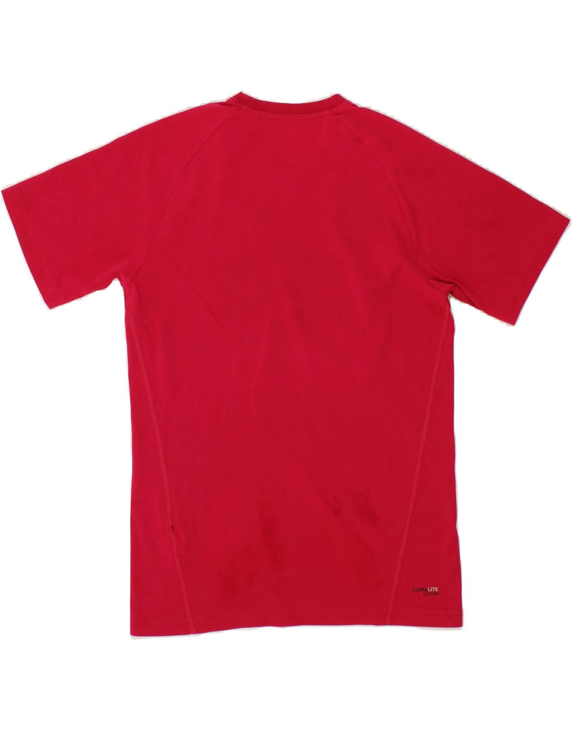 ADIDAS Mens Clima 365 T-Shirt Top Small Pink Cotton Vintage Adidas and Second-Hand Adidas from Messina Hembry 