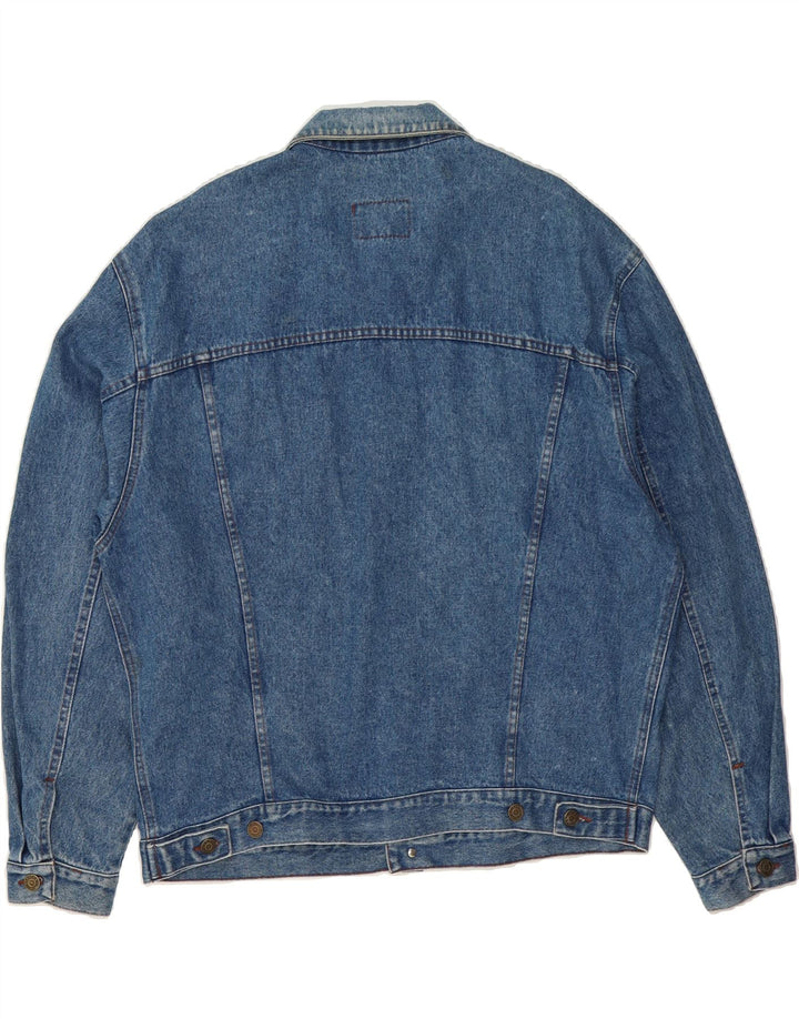 CARRERA Mens Denim Jacket UK 42 XL Blue Cotton