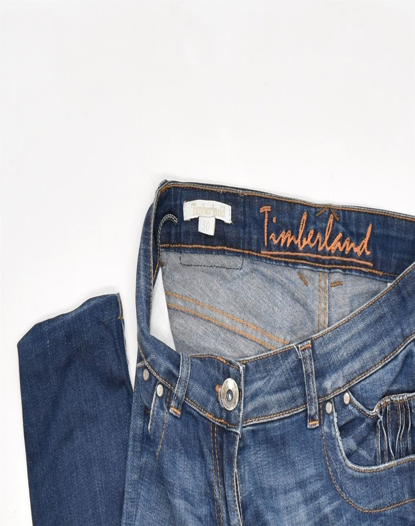 TIMBERLAND Womens Skinny Jeans W30 L30 Blue Cotton | Vintage | Thrift | Second-Hand | Used Clothing | Messina Hembry 