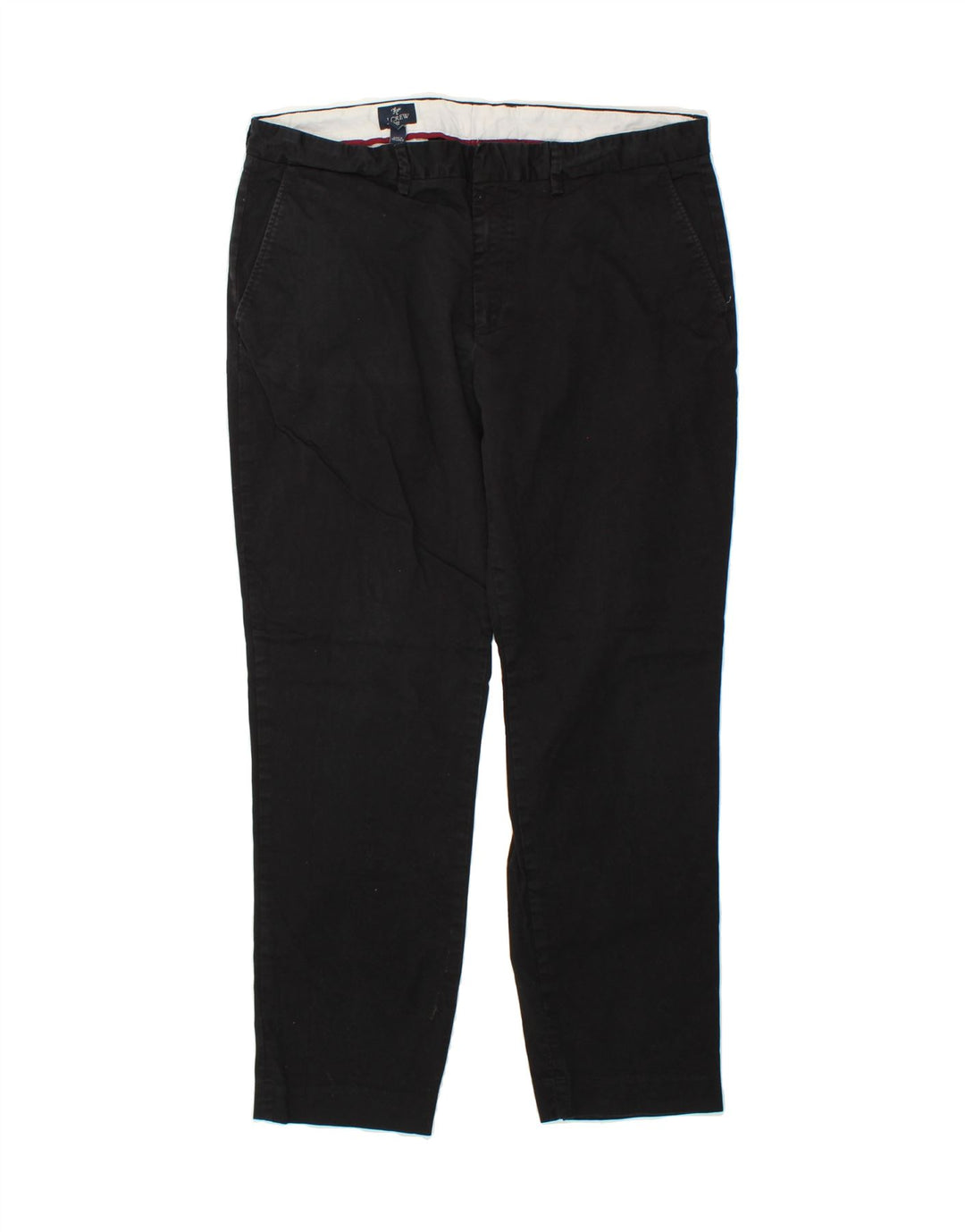 J. CREW Mens Flex Slim Chino Trousers W36 L30 Black Cotton Vintage J. Crew and Second-Hand J. Crew from Messina Hembry 