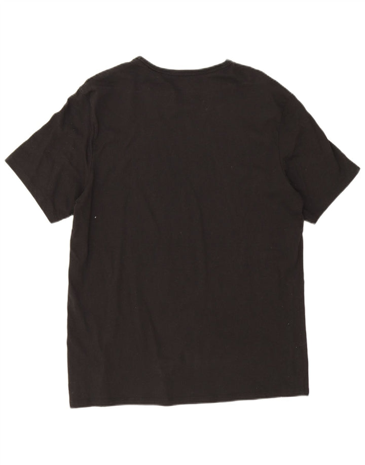 Calvin Klein Mens Graphic T-Shirt Top Large Black