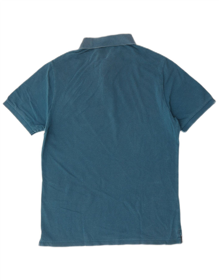 Stone Island Mens Slim Fit Polo Shirt Medium Blue Cotton