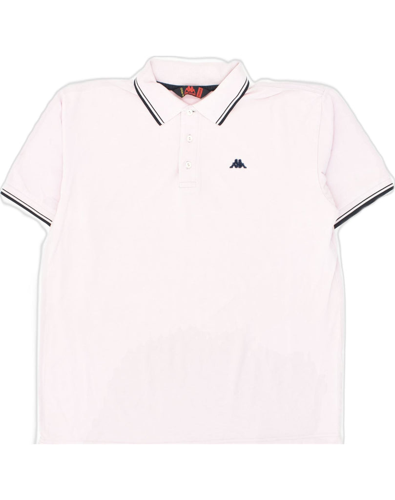 KAPPA Mens Polo Shirt 2XL Pink Cotton | Vintage Kappa | Thrift | Second-Hand Kappa | Used Clothing | Messina Hembry 